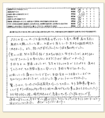 直筆アンケート