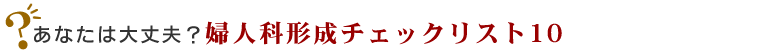 �w�l�Ȍ`���`�F�b�N���X�g10