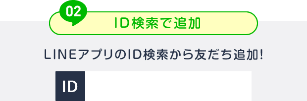 ID検索で追加