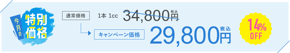 今月のキャンペーン