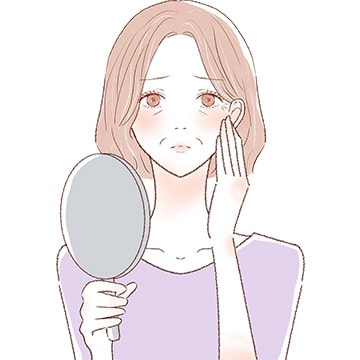 表情筋の衰えと筋力低下