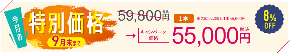 今月のキャンペーン