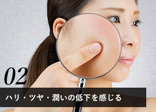 顔のたるみ・もたつきが気になる