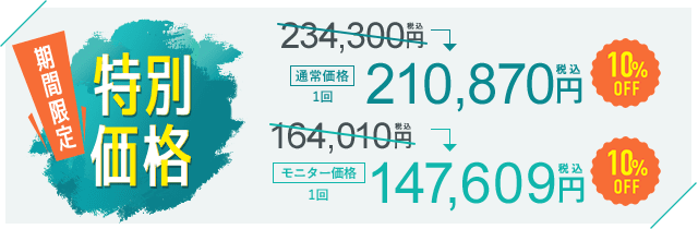 期間限定特別価格