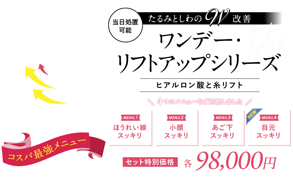 ワンデー・リフトアップシリーズ