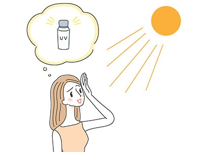 紫外線による肌ストレス