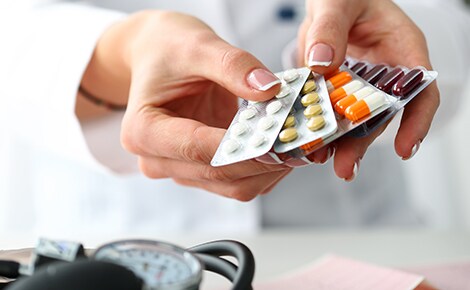 腫れや痛みを抑える処方箋のイメージ