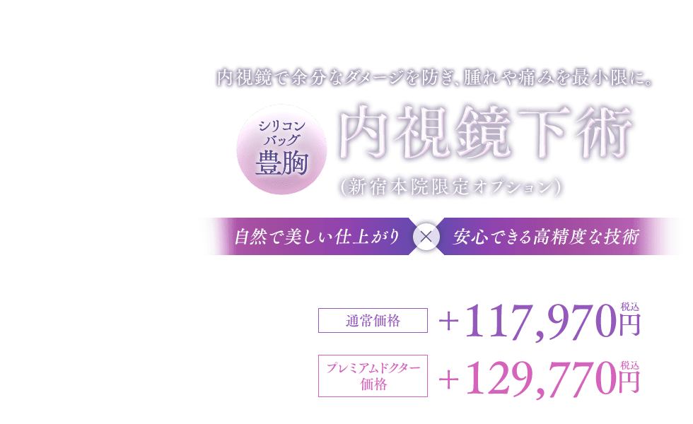 内視鏡下バッグ豊胸