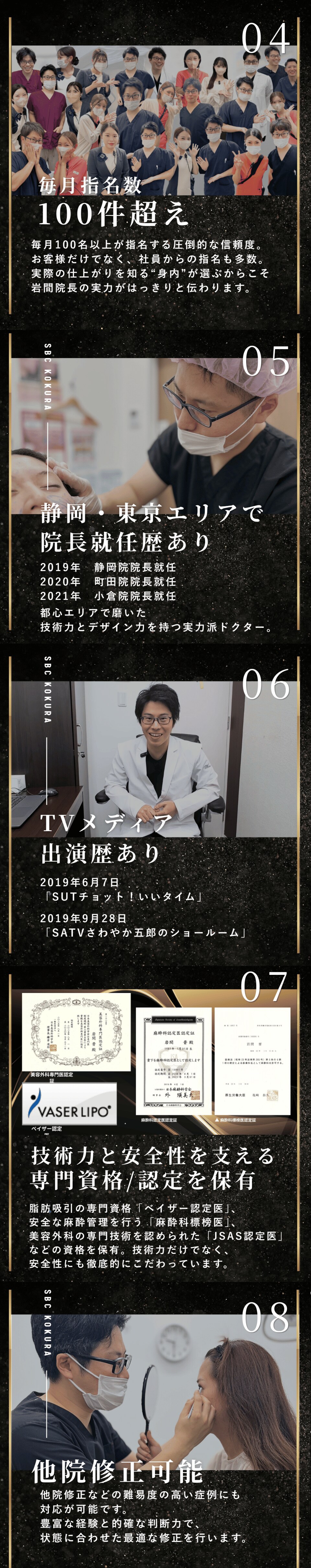 選ばれる理由