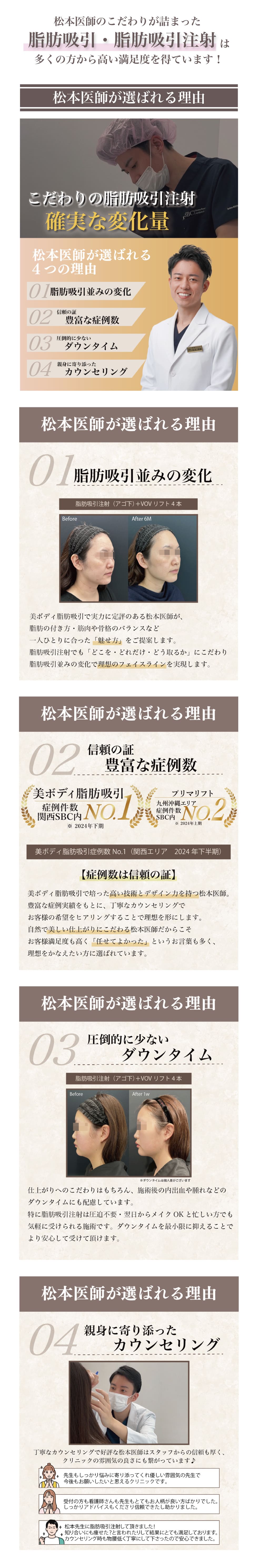 選ばれる理由