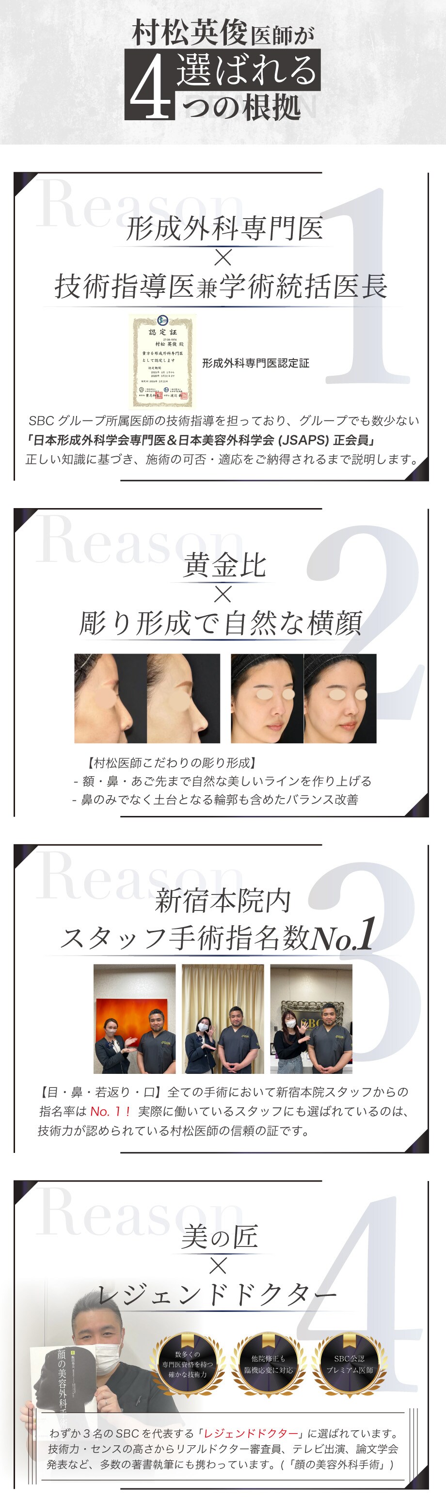 選ばれる4つの根拠