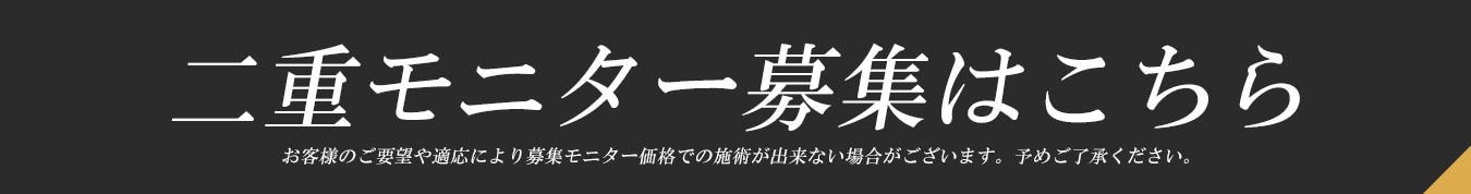 二重モニター募集