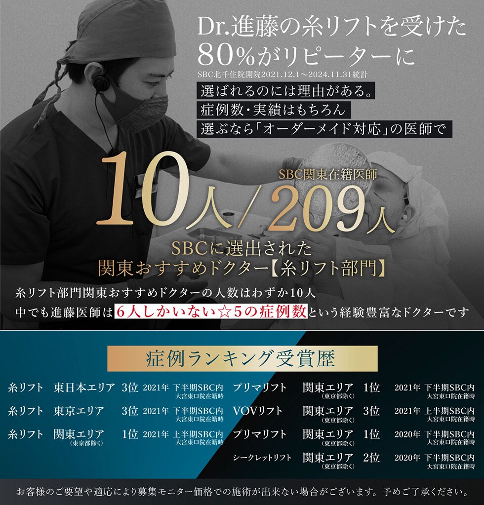 糸リフトモニター募集