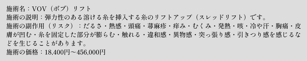 リスク情報