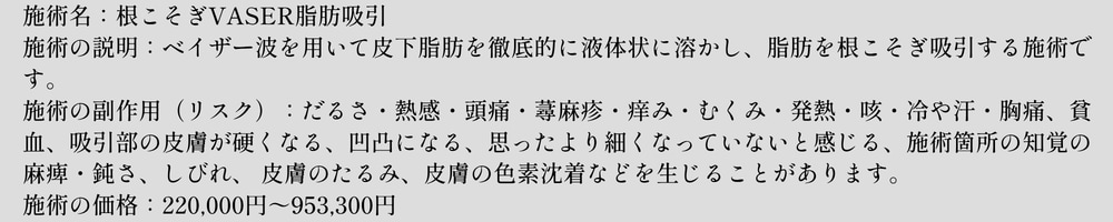 リスク情報