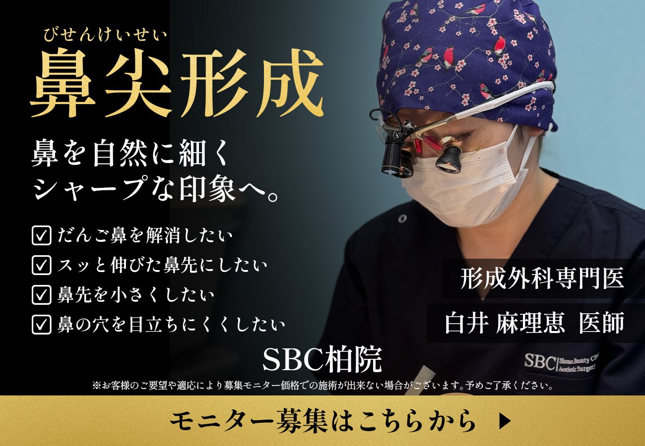 鼻尖形成