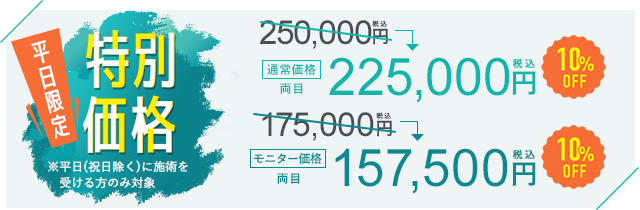 期間限定特別価格