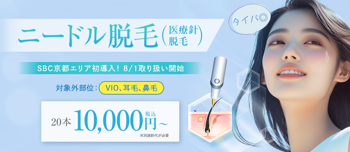 ニードル脱毛（医療針脱毛／絶縁針脱毛）