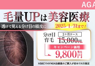 ヘアケア（女性の薄毛治療）