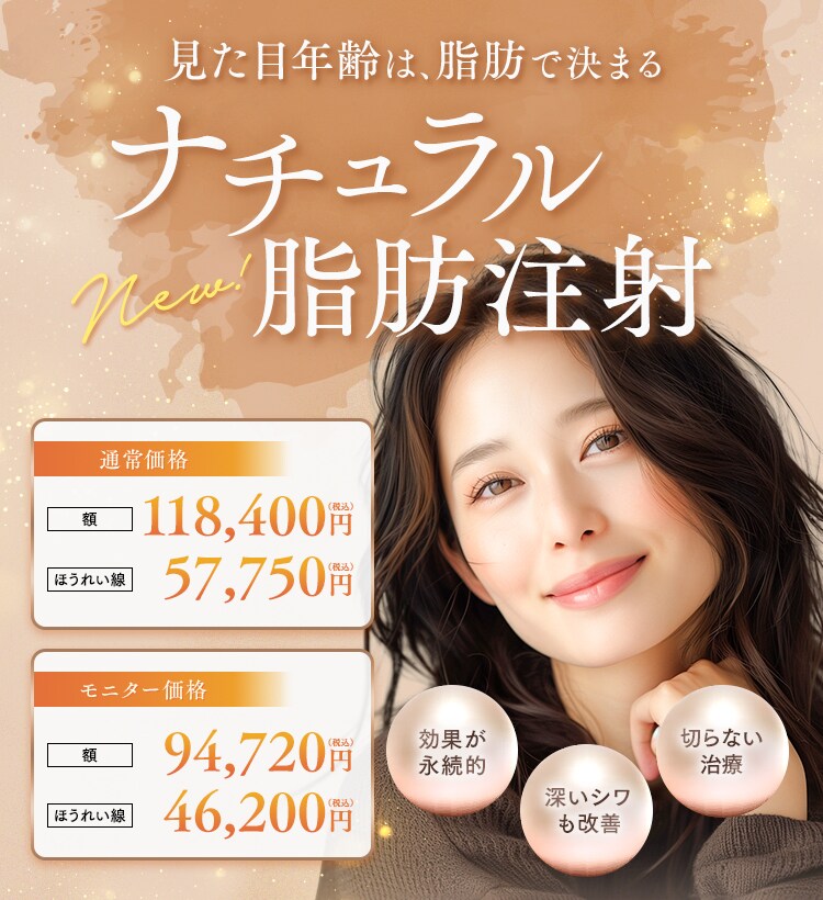 脂肪注入(ナチュラル脂肪注射)