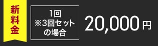 ※3回セットの場合