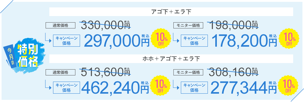 アキーセル 顔10%OFFキャンペーン