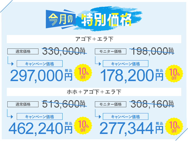 アキーセル 顔10%OFFキャンペーン