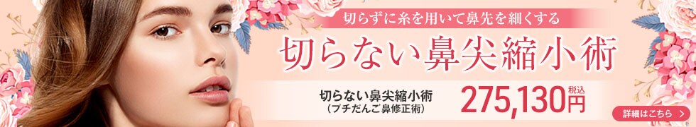 切らない鼻尖縮小術