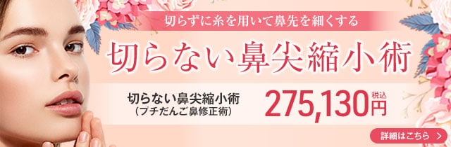 切らない鼻尖縮小術