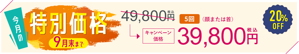 今月のキャンペーン