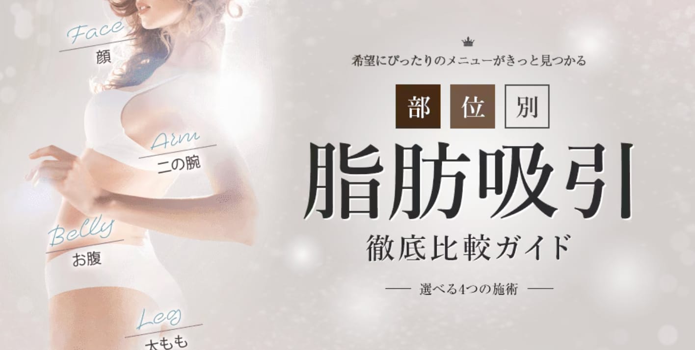 脂肪吸引　部位別《徹底ガイド》