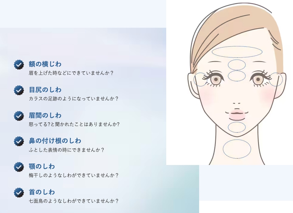 ボトックス（ボツリヌス注射）とは？表情ジワを改善する仕組み