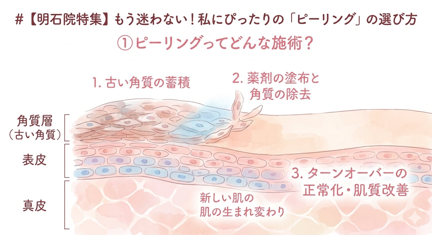 古い角質をリセット！