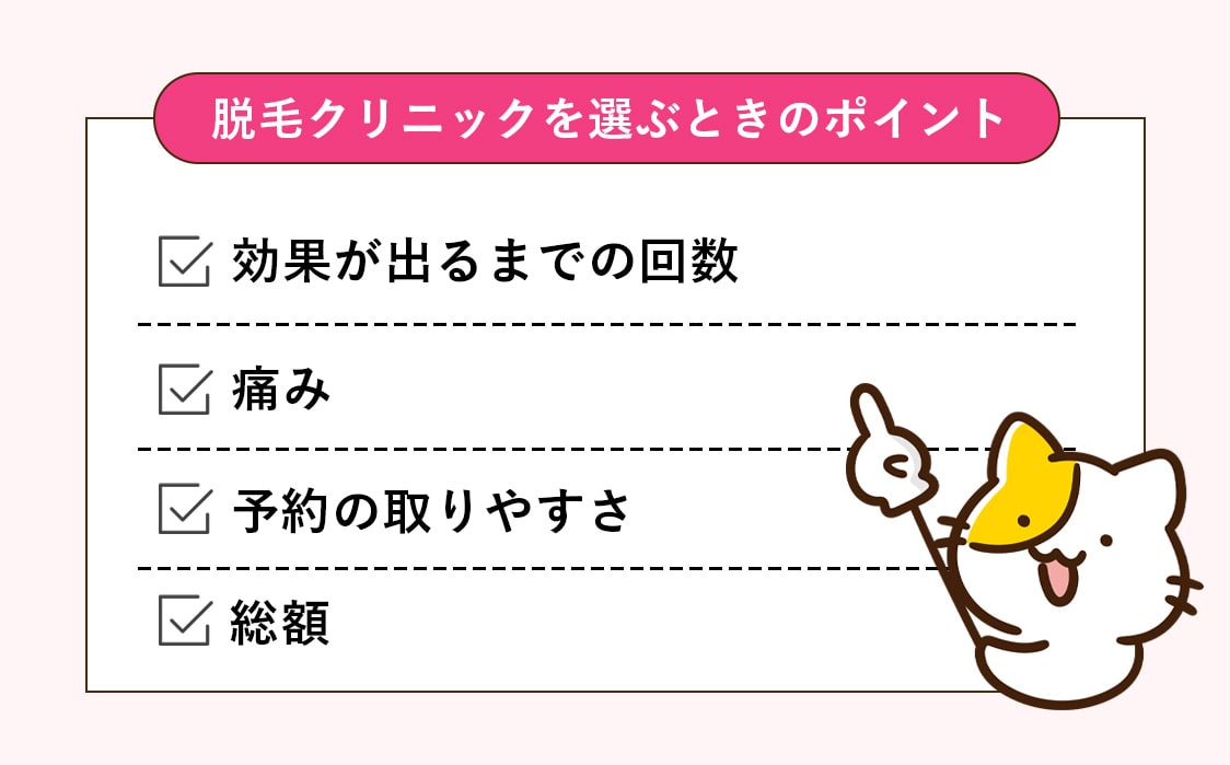 失敗しないクリニックを選びとは