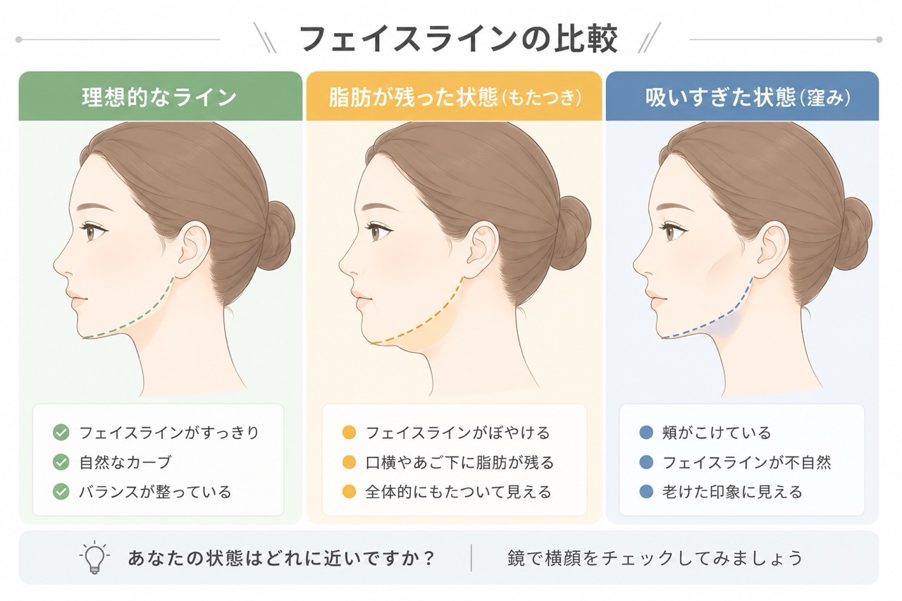 違和感の正体は「取り残し」か「取りすぎ」のどちらかです<br />
