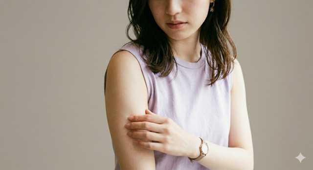 半袖を着たときにバレませんか？