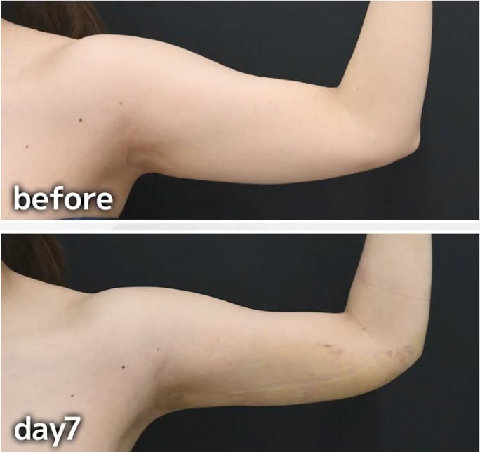 時間とともに色が変わっていきます