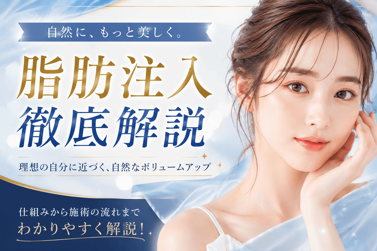 【ナチュラル脂肪注射】いま話題の脂肪注入。“垢抜けの新常識”を知っていますか?