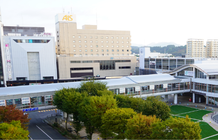 秋田オーパ7階！駅から徒歩1分の好立地