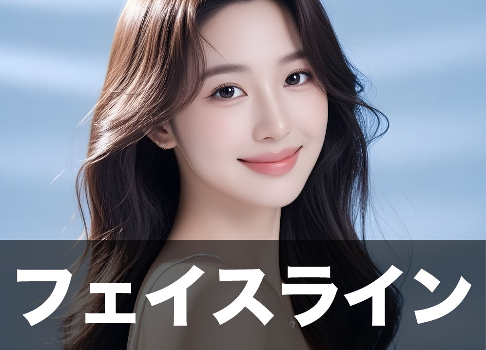 【フェイスライン】アップの写真もこれで怖くない！