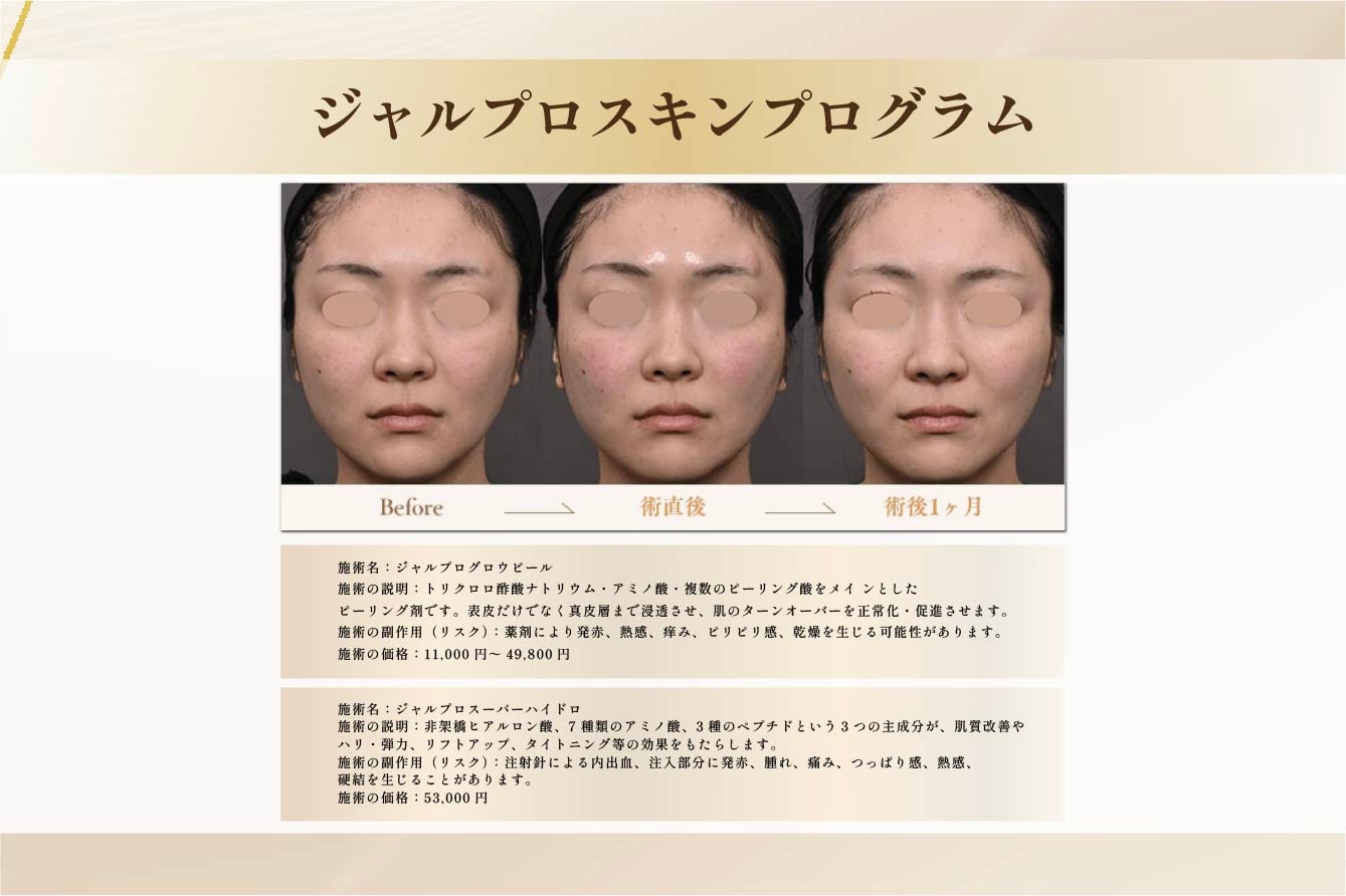 お肌の内側と外側両方から徹底的にアプローチ