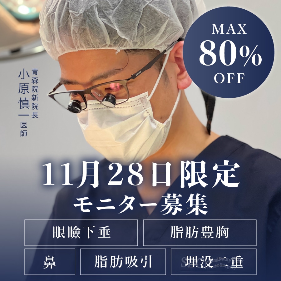 【80%OFF】11月28日限定モニター募集!