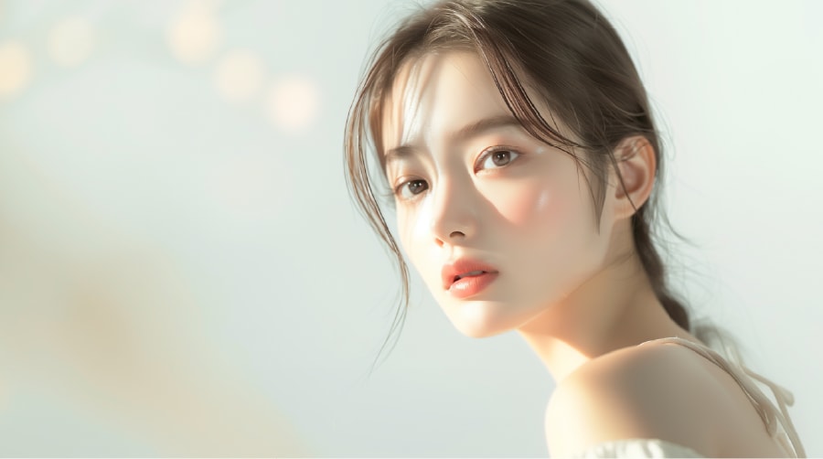 内側から馴染みやすく自然