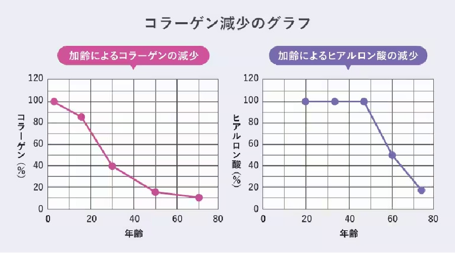 自然には戻せないコラーゲンを補う