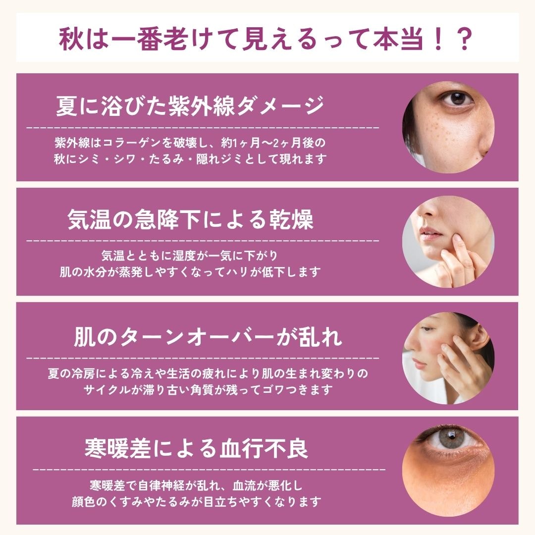 秋にはこんなお悩みが急増💭