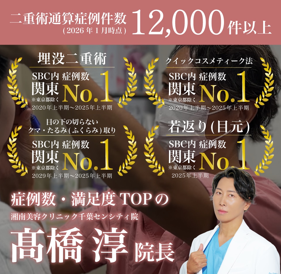 目元整形のプロ、髙橋医師にお任せ！