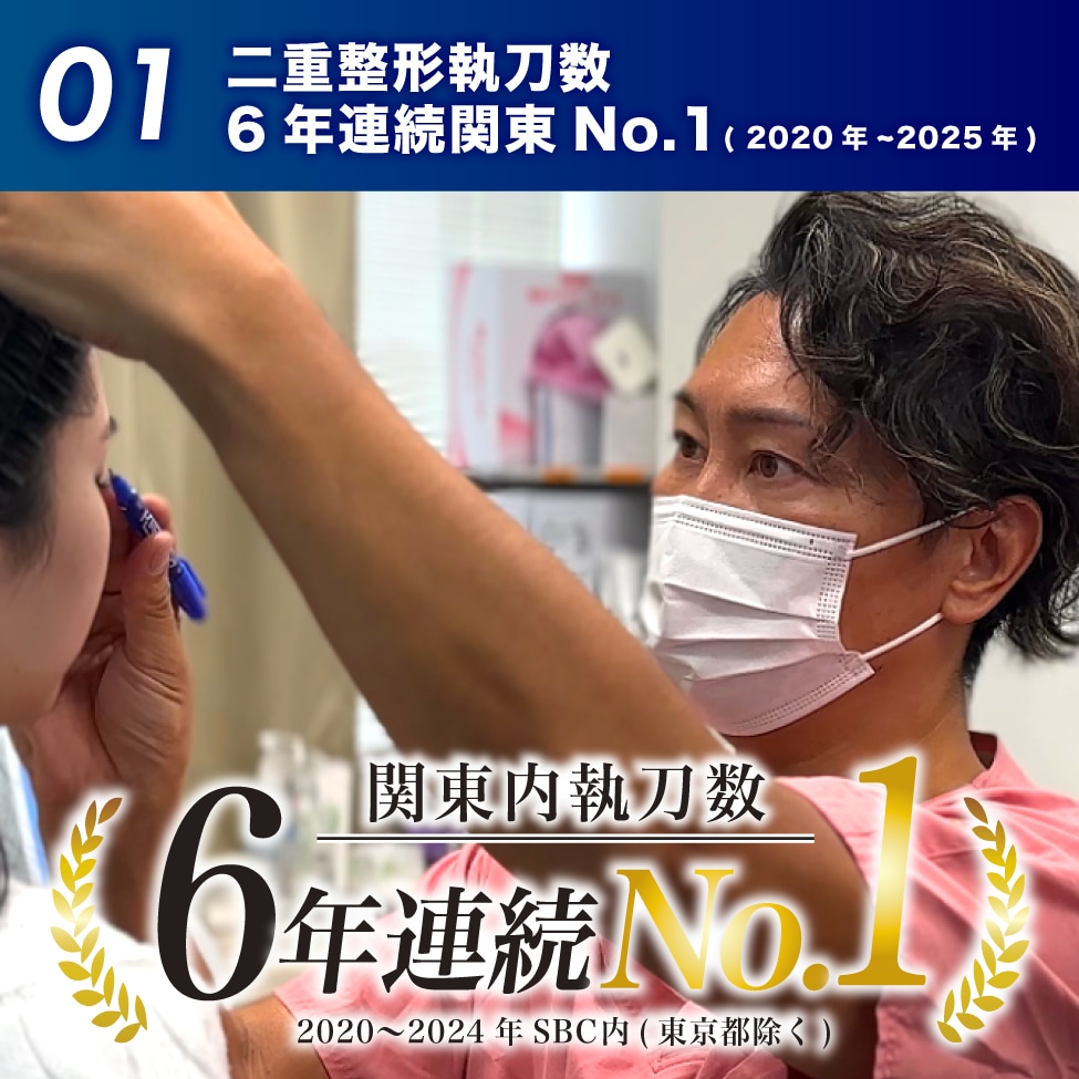 01.二重埋没6年連続関東No.1