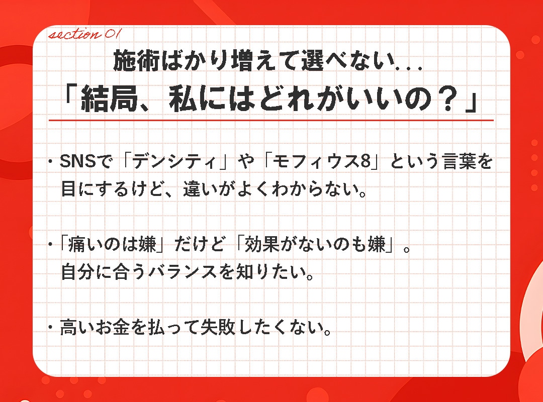 安い買い物ではないからこそ、失敗したくないあなたへ。