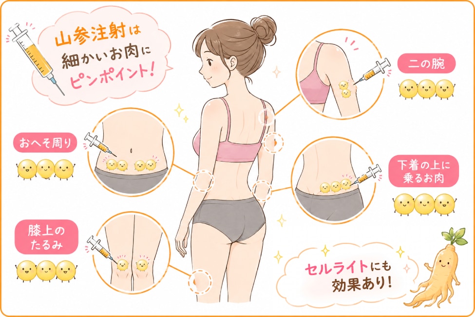じわじわ効く「山参（サンサム）注射」って？