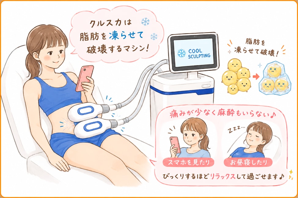 脂肪を凍らせる「クルスカ」って？